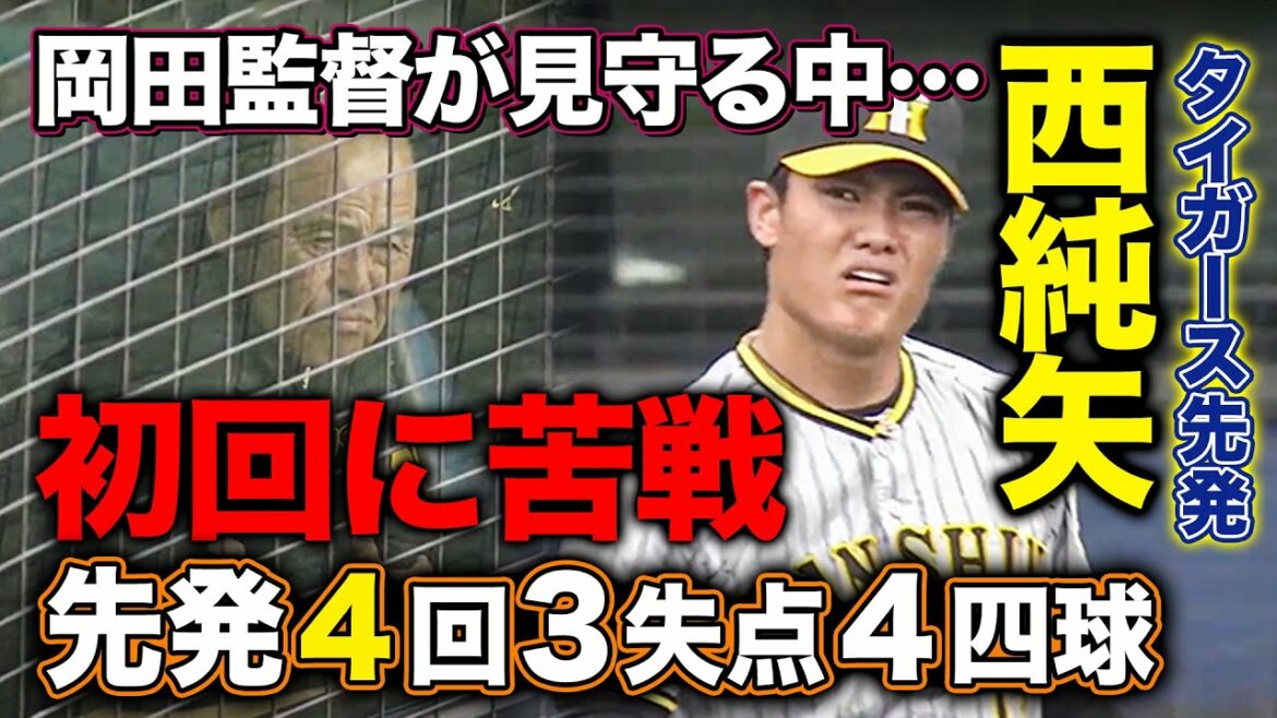 【全投球】タイガース西純矢4回3失点 vsファイターズファーム<2/24ファイターズ春季キャンプ2023>