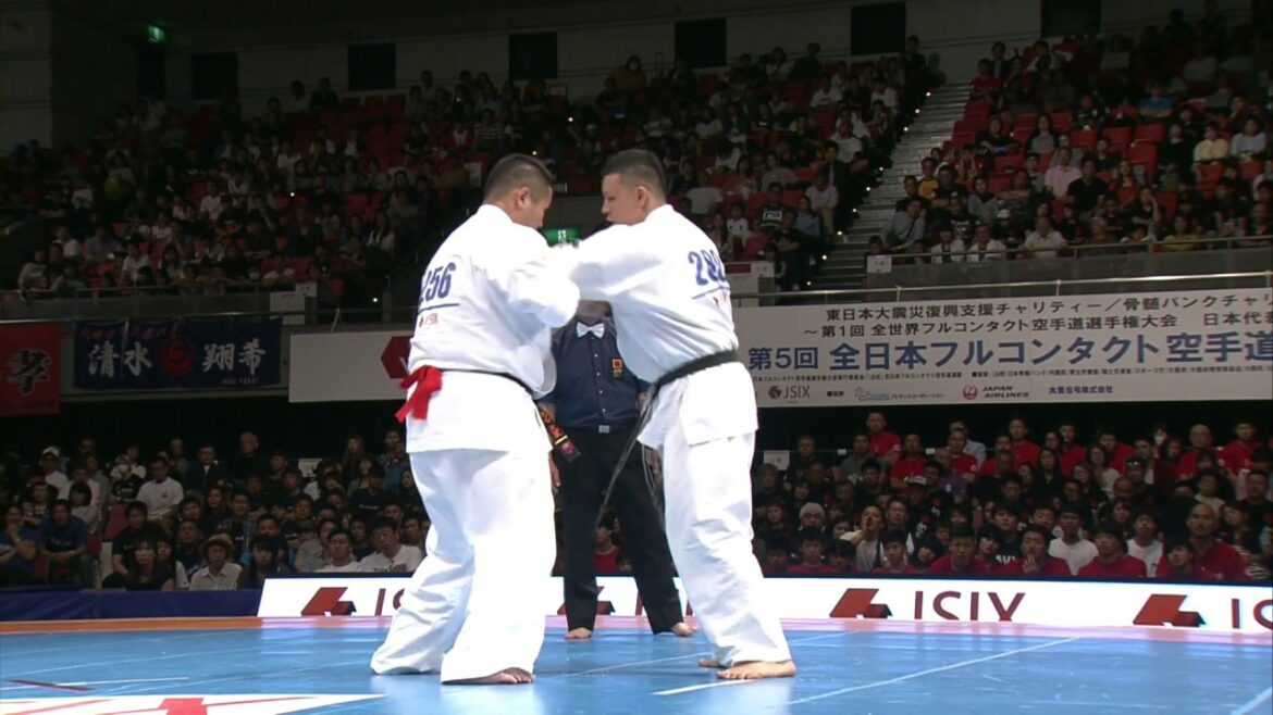 【JFKO】第5回全日本フルコンタクト空手道選手権大会 男子重量級 決勝 落合光星 対 山口翔大