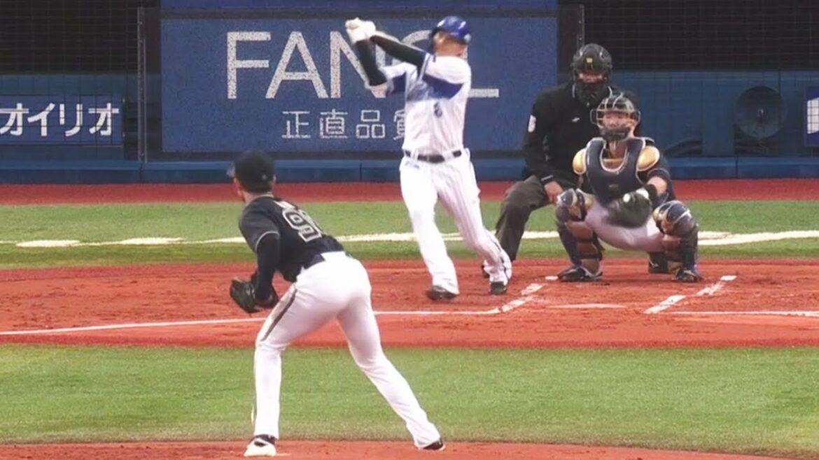 神里和毅のメチャメチャ伸びる4号ソロホームラン!!【DeNAベイスターズ vs オリックスバファローズ】