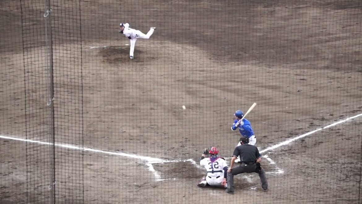 2023/2/12(日) 長谷川宙輝 見逃し三振 中継ぎ登板(5回表) vs 田中俊太(横浜DeNAベイスターズ)