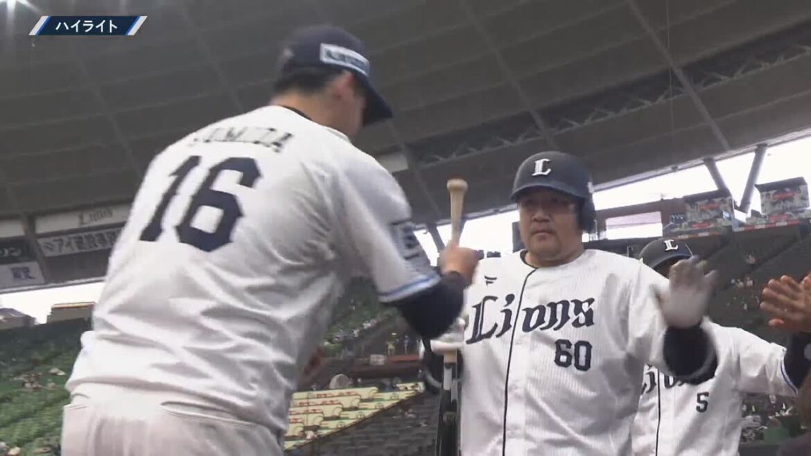 Pacific-League: 2023年3月22日 埼玉西武対東北楽天 試合ハイライト