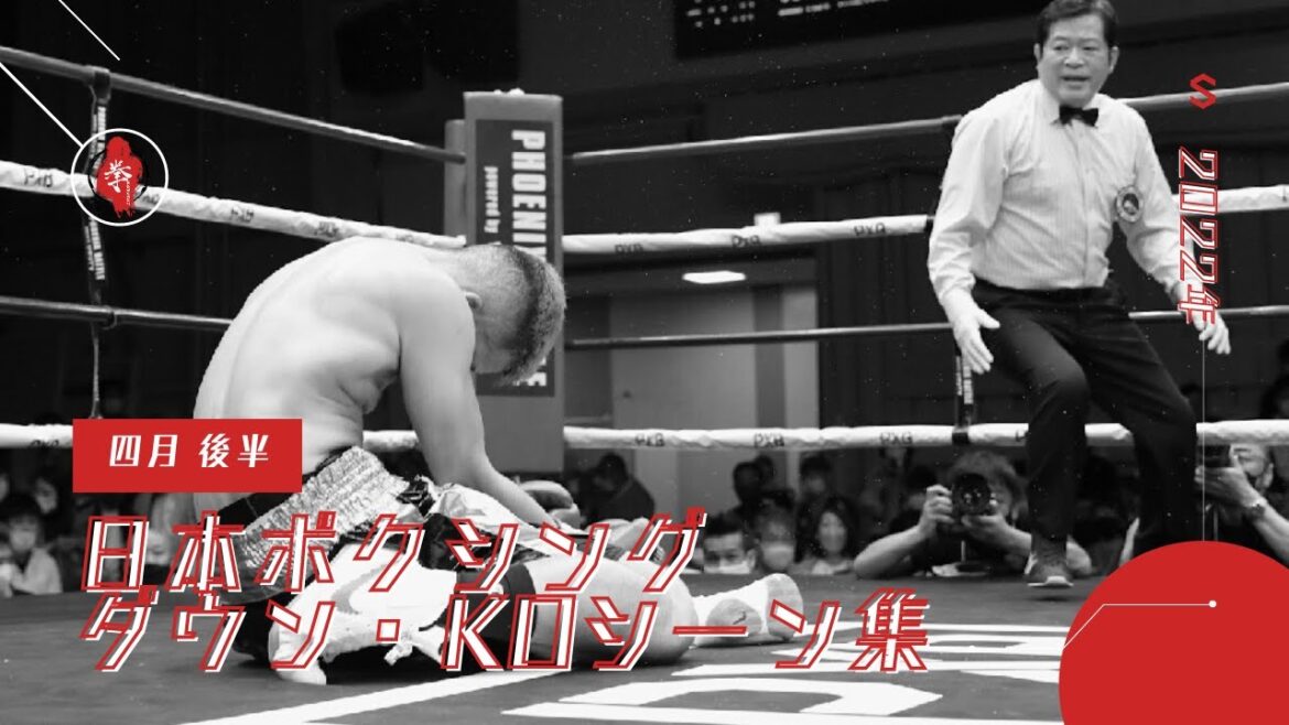 日本ボクシング ダウン・KOシーン集|2022年 四月後半