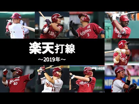 【懐かしの強力打線#69】楽天打線(東北楽天ゴールデンイーグルス:2019年)
