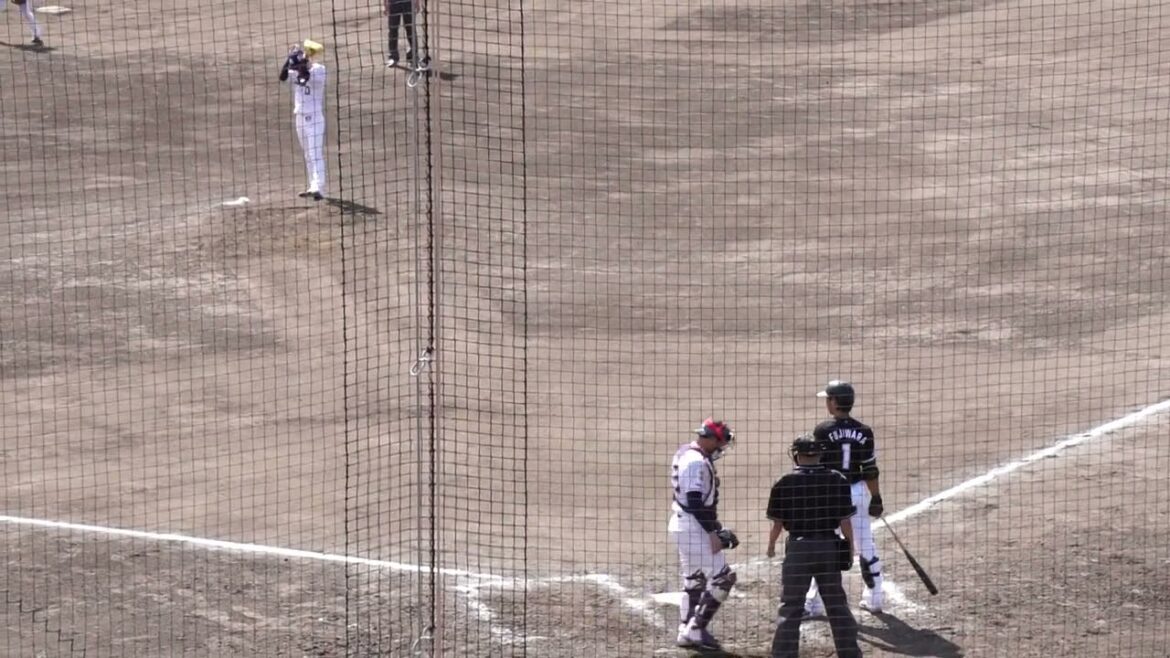 2023/2/19(日) 市川悠太 レフト前ヒット 打席(4回表) vs 藤原恭大(千葉ロッテマリーンズ)