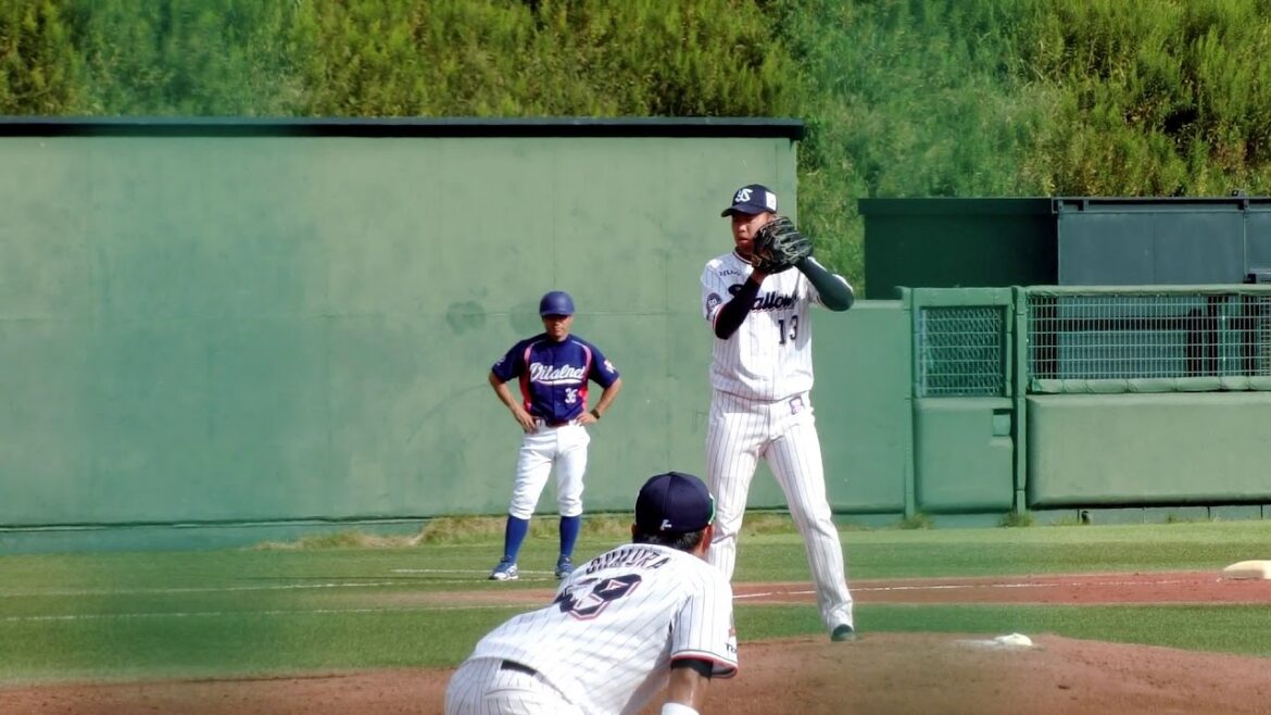 プロ、アマ交流練習試合【ジュリアス、市川、金久保、沼田、中尾、鈴木、蔵本、寺島投手】ヤクルトスワローズ×バイタルネット 2019.9.29 @戸田球場