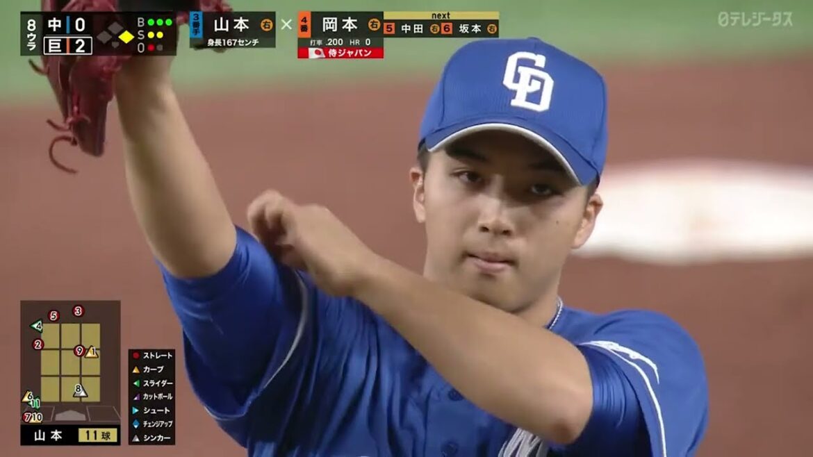 【山本拓実】14球の勝負の行方はまさかの結末に…【岡本和真】