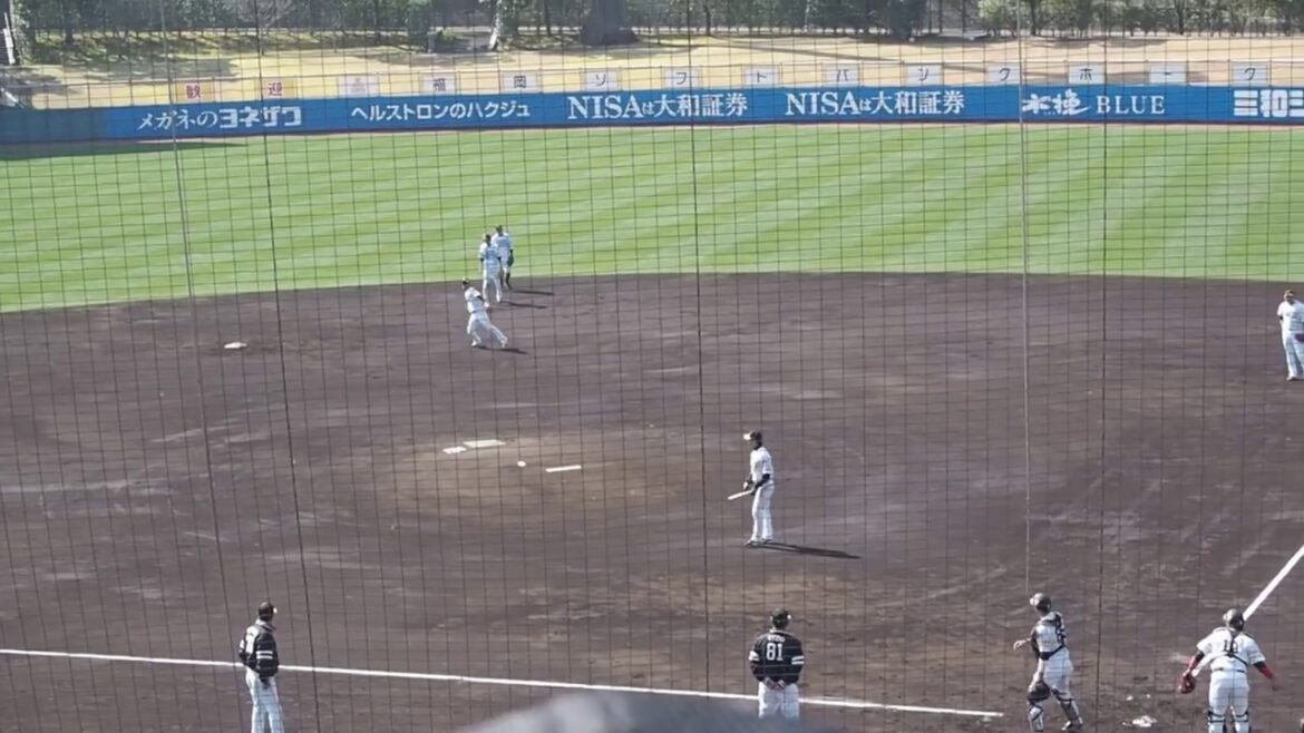 【強肩No.1はだれ?】二塁送球 九鬼vs髙谷vs甲斐vs栗原 ソフトバンクキャンプ(2020.02.08)