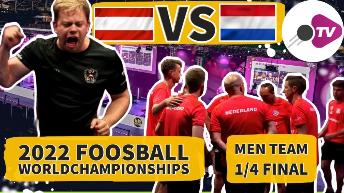 Kicker Weltmeisterschaft – 1/4 Finale Herren – Österreich VS Niederlande