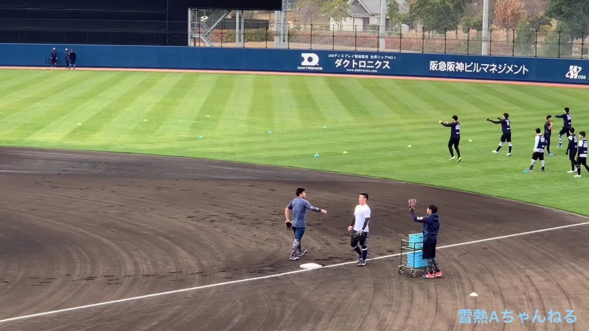 オリックスバファローズ新人合同自主トレ風景 2020.1.25 in舞洲