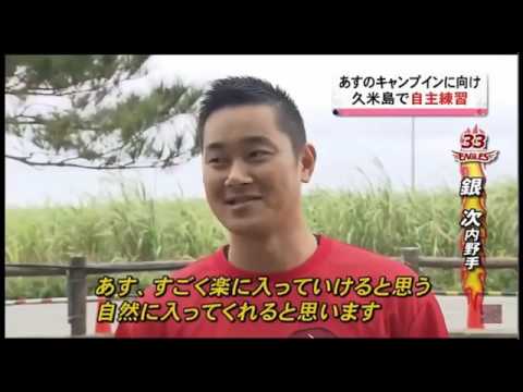 38 楽天 キャンプ前合同自主トレ 銀次 フランク ハーマン 20170131