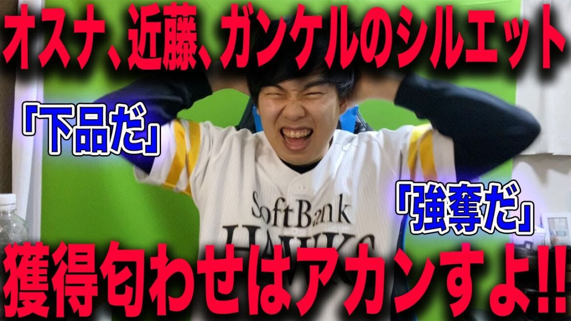 【近藤健介】ホークスシルエット問題..最近ヒールムーブ多ない!?www【オスナ】