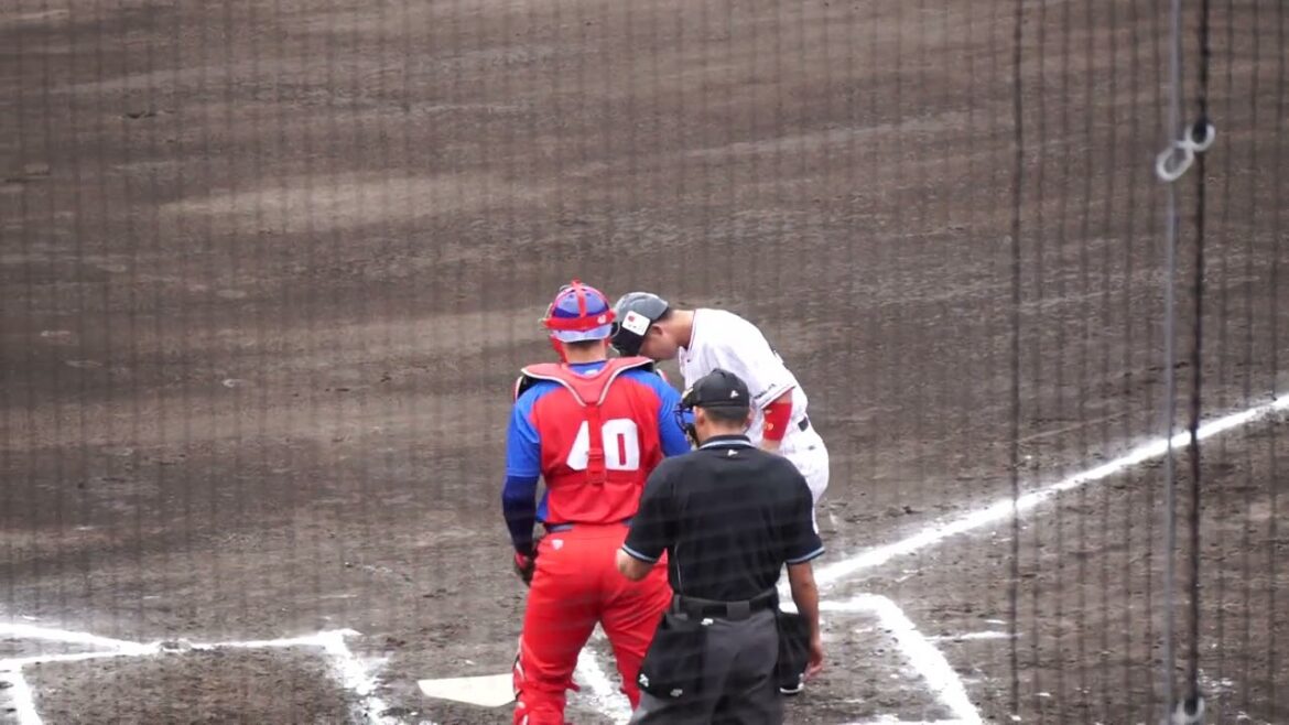2023/2/21(火) 松本友 レフト前ヒット 打席(2回裏) vs Y.ロドリゲス Yariel Rodríguez(WBCキューバ代表)