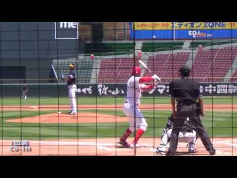 2018/6/16@マツダS ホークス・椎野新投手7回途中1失点の好投(全71球)MAX147