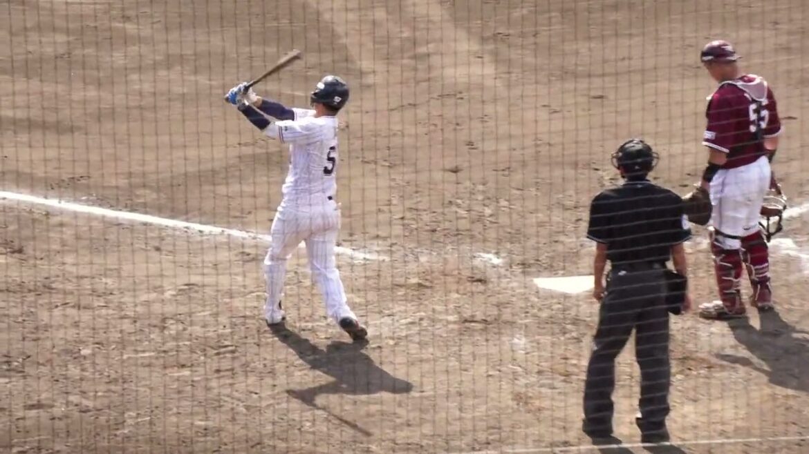 2023/2/16(木) 古賀優大 フォアボール 打席(5回裏) vs 津留崎大成(東北楽天ゴールデンイーグルス)