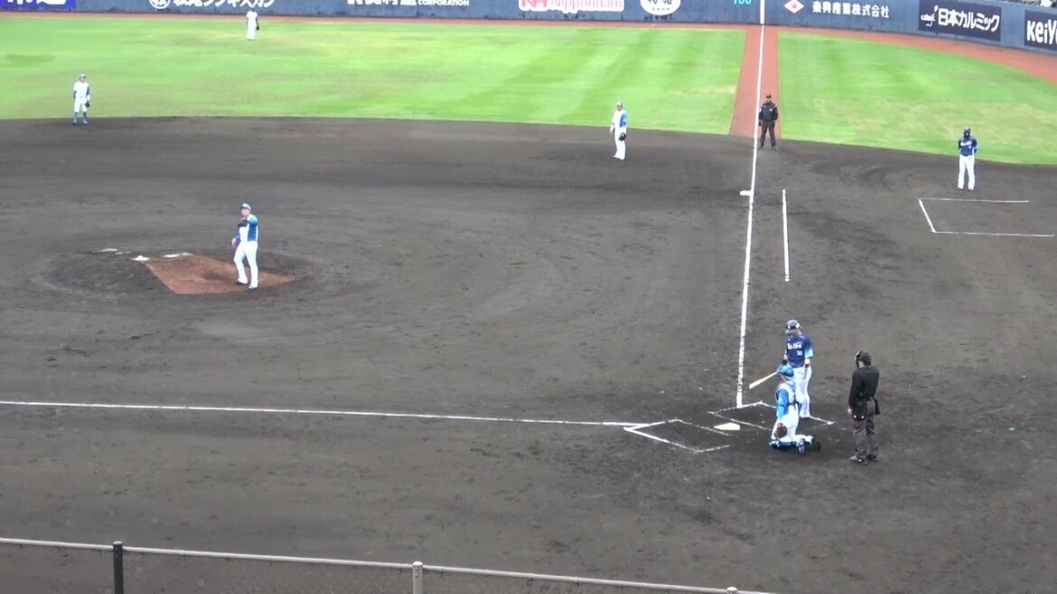 【投手に転向して見逃し三振】姫野優也選手 北海道日本ハムファイターズ