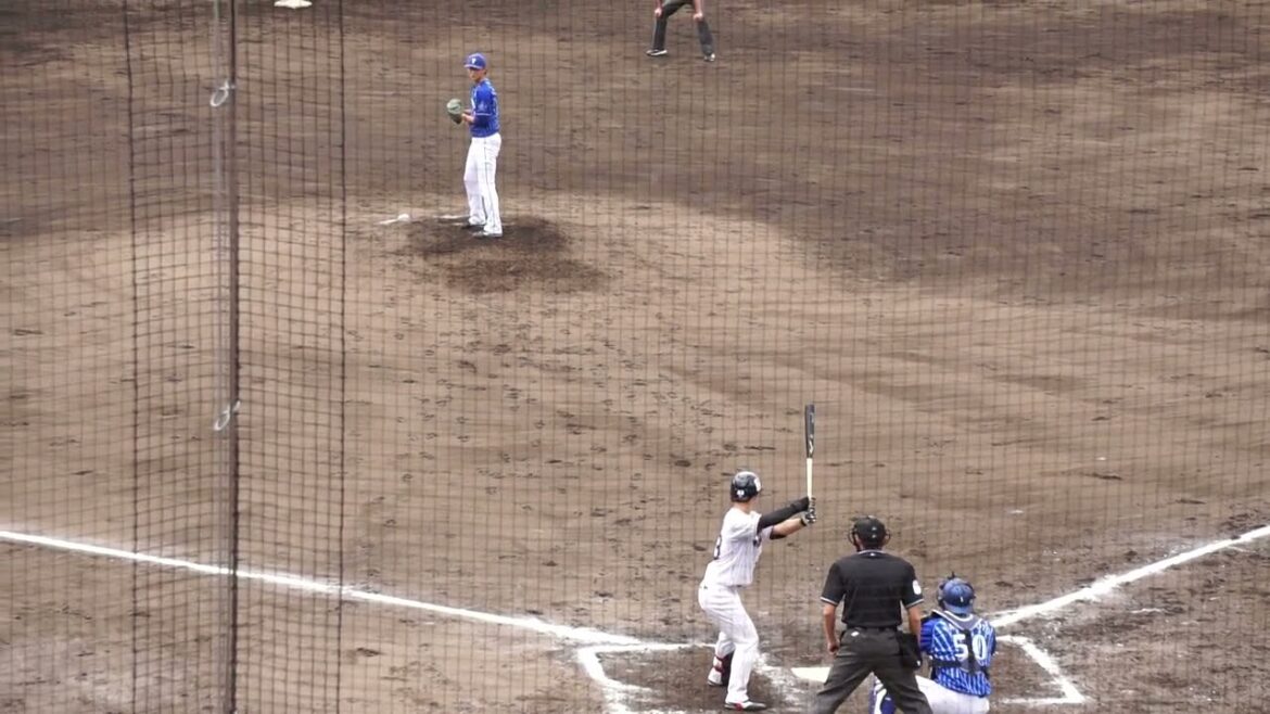 2023/2/12(日) 内山壮真 セカンドゴロ 打席(2回裏) vs 阪口皓亮(横浜DeNAベイスターズ)