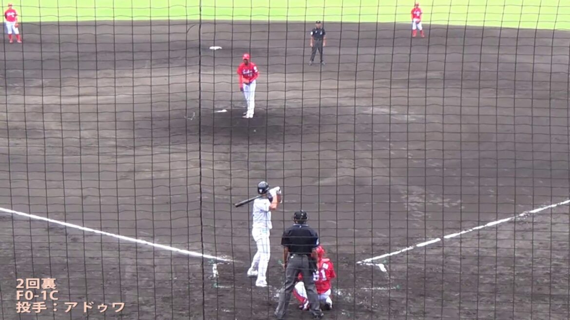 2019/10/23@天福 アドゥワ誠投手4回零封の投球(全53球)MAX148