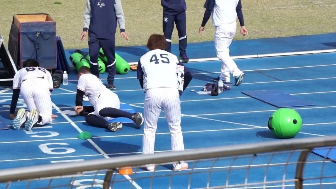 2023/2/21(火) ウェートトレーニング 小澤怜史(東京ヤクルトスワローズ) その1