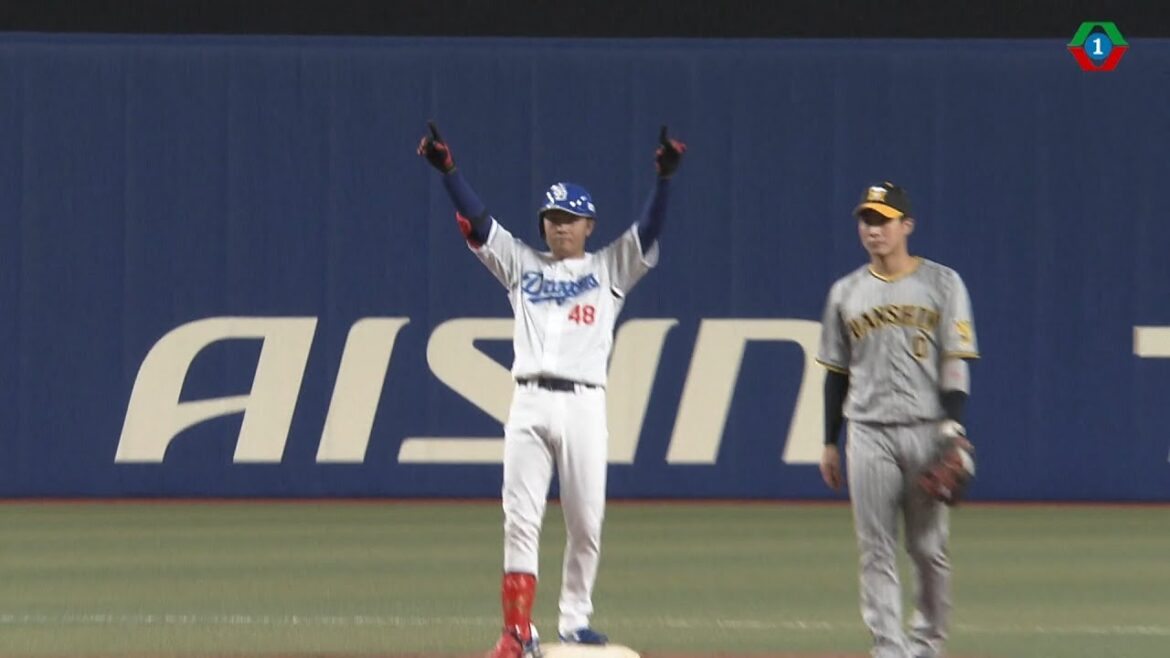 攻守に活躍!今季初スタメンの溝脇&投打に活躍!小笠原【4/21 中日×阪神ハイライト(三重テレビナイター)】