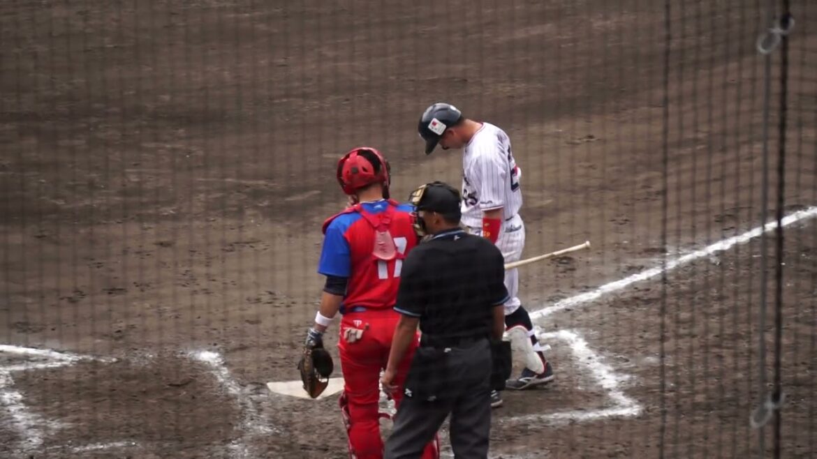 2023/2/21(火) 松本友 サードゴロ 打席(9回裏) vs F.アルバレス Freddy Alvarez(WBCキューバ代表)