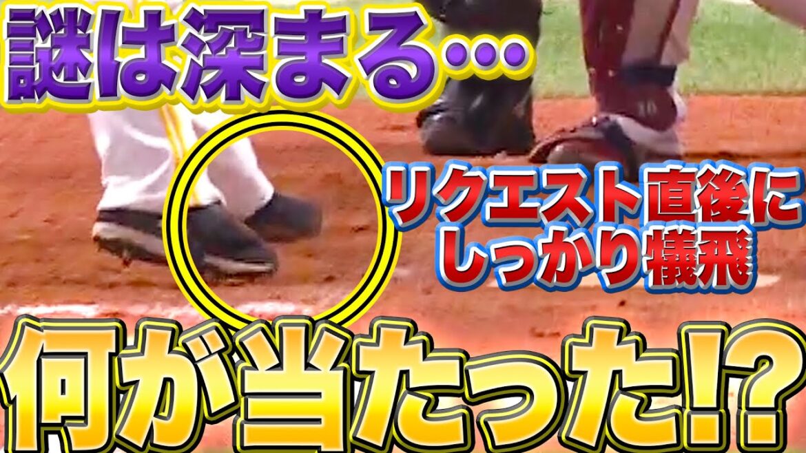 Pacific-League: 【謎は深まる…】近藤健介『つま先に、いったい何が当たったのか!?』