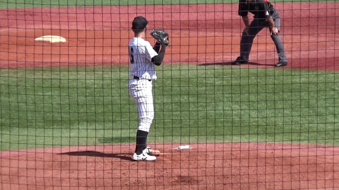 ロッテドラフト5位指名・中村稔弥投手(亜細亜大学)東洋大学1回戦