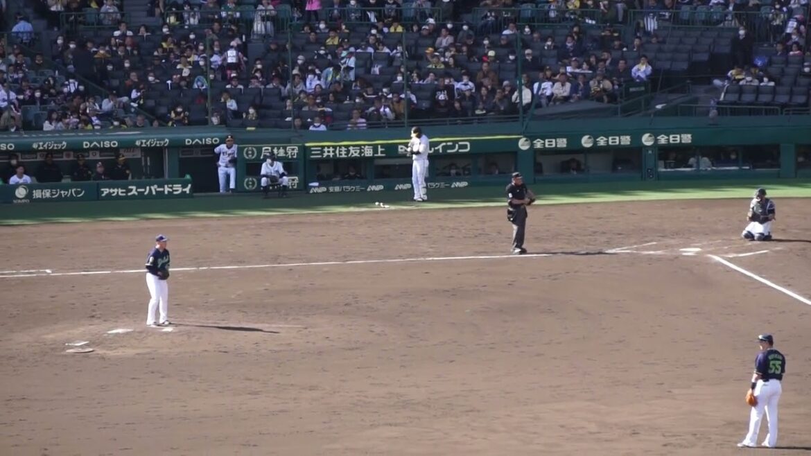 2023/4/8(土) 投球練習(4回裏) 大西広樹(東京ヤクルトスワローズ)