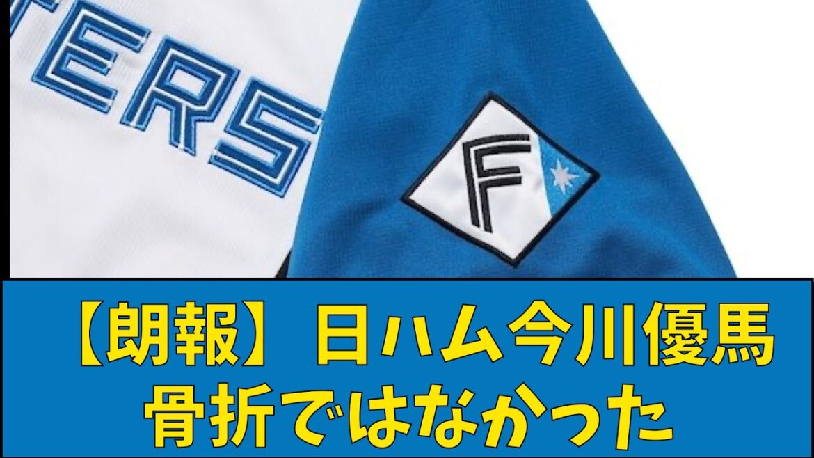 【朗報】日ハム今川優馬 骨折ではなかった【なんJ反応】【プロ野球反応集】【2chスレ】【1分動画】【5chスレ】