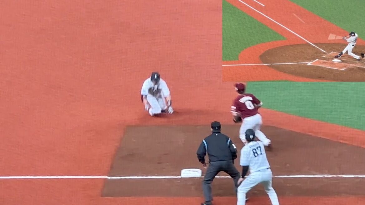 呉念庭 右中間一番深いところのタイムリー3ベースヒット!【西武vs楽天】2023/4/30