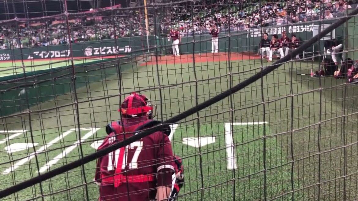 オリ山本由伸に激似! 楽天・内星龍投手の真後ろからの貴重映像!ストレートに変化球にキレがやばい!隣の安樂投手もハンパない!