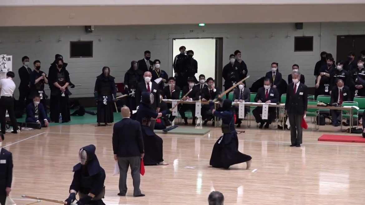 #086【3回戦】大窪哲生(関東学院)×林龍次郎(帝京大)【第68回関東学生剣道選手権大会】【2022年5月8日(日)日本武道館】