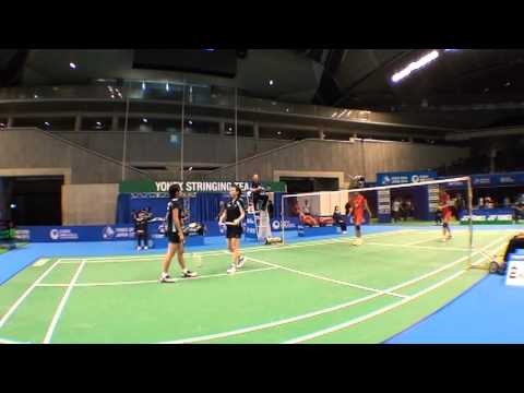 東野有沙・松田蒼(JPN) vs Yixin Bao・Qianxin Zhong(CHN)