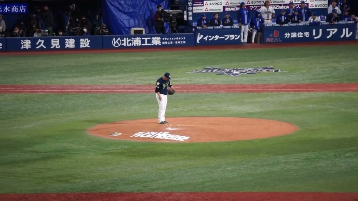 2023/4/27(木) 大西広樹 空振り三振 中継ぎ登板(10回裏) vs 牧秀悟(横浜DeNAベイスターズ)