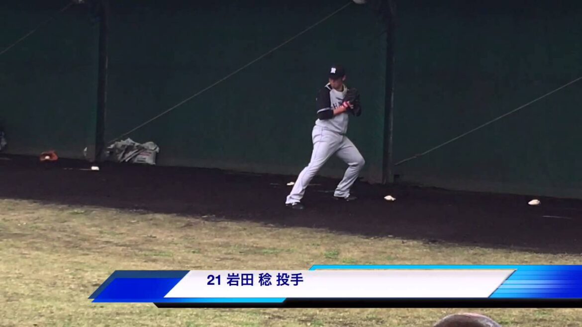 阪神タイガースキャンプ044 沖縄 21 岩田稔投手ブルペン