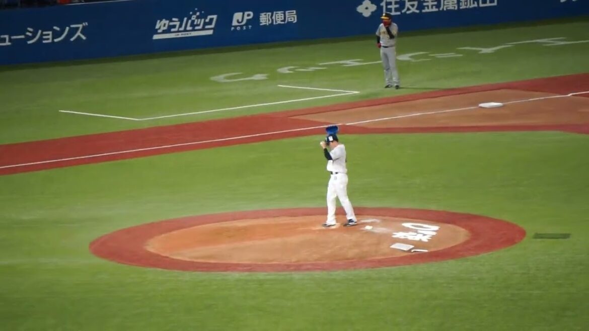 【成田翔 スワローズ移籍後初 神宮球場公式戦登板】2023/4/28(金) 成田翔 セカンドゴロ 中継ぎ登板(9回表) vs 中野拓夢(阪神タイガース)