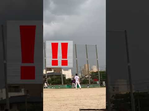 試合中に落雷! #short #野球