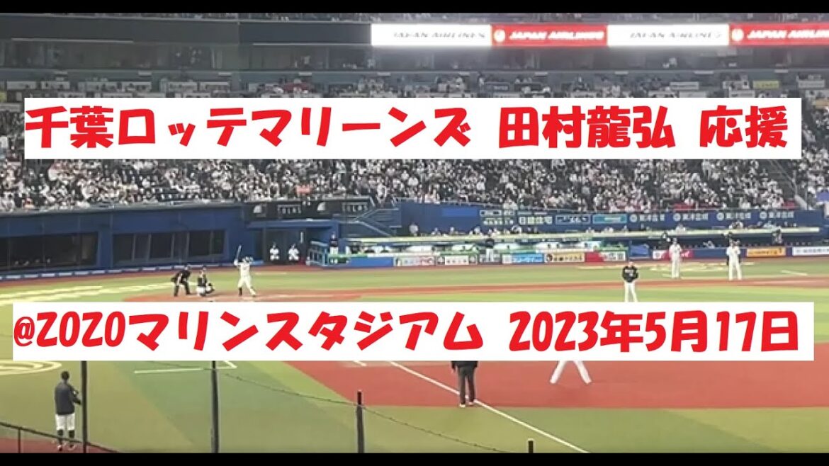 田村龍弘 応援@2023年5月17日千葉ロッテマリーンズVSオリックスバファローズ