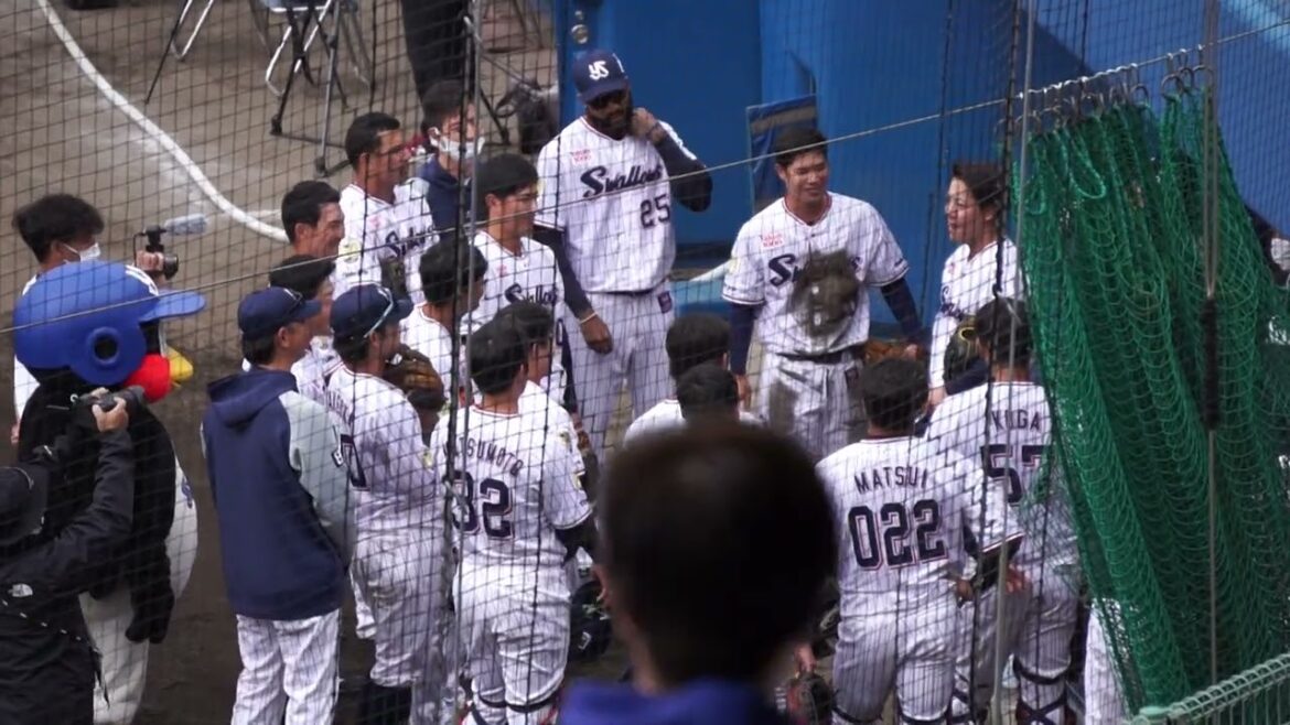 2023/2/21(火) 声出し(試合前) 赤羽由紘(東京ヤクルトスワローズ)