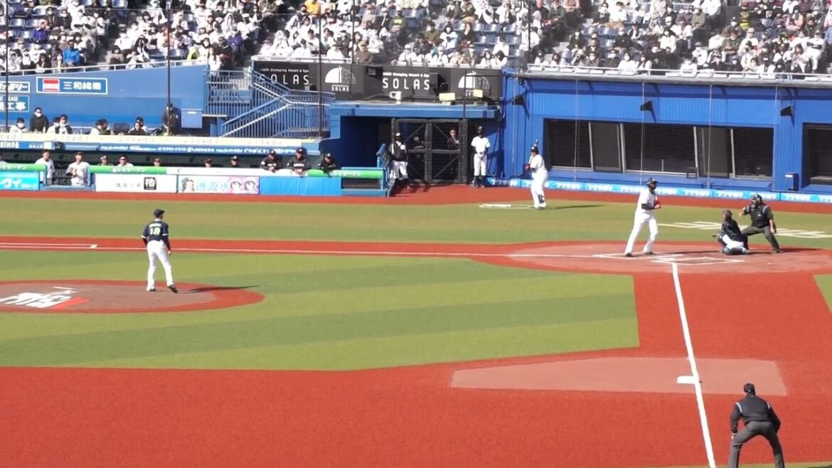 2023/3/4(土) 石山泰稚 ショートゴロ 中継ぎ登板(6回裏) vs G.ポランコ(千葉ロッテマリーンズ)