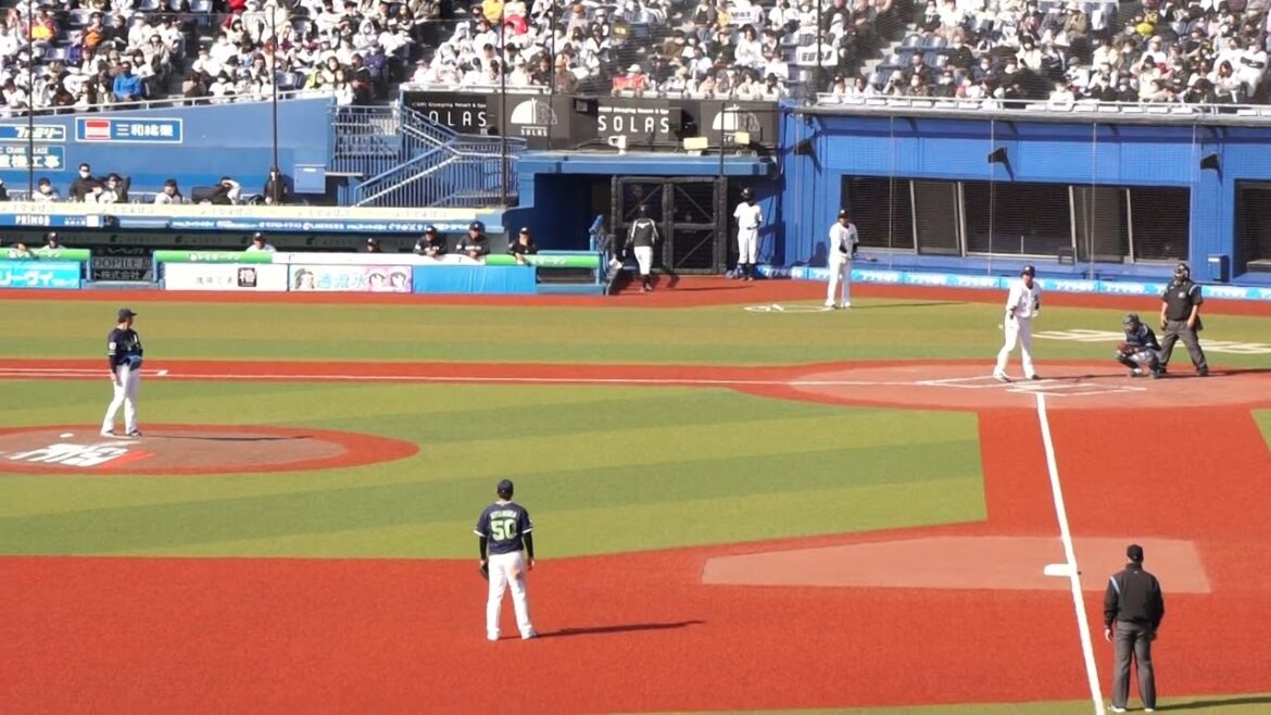 2023/3/4(土) 清水昇 ライトフライ 中継ぎ登板(7回裏) vs 安田尚憲(千葉ロッテマリーンズ)