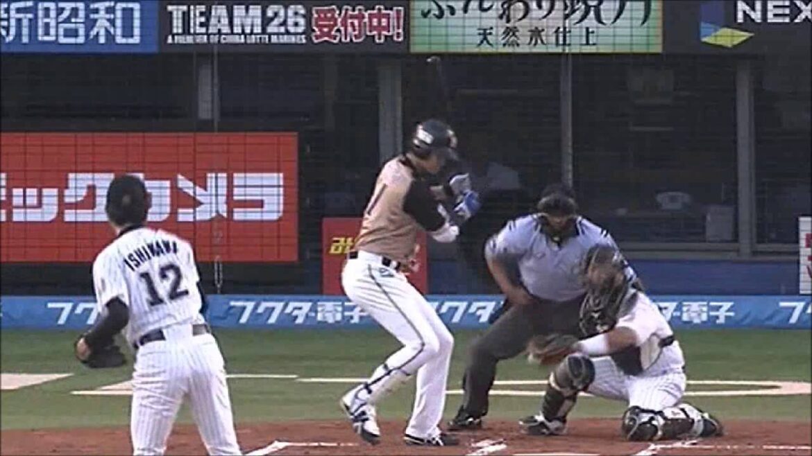 田村龍弘&大谷翔平 プロ1軍初対面 捕手 守備 スイング 2014レギュラーシーズン ロッテ 日本ハム