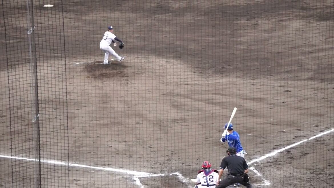 2023/2/12(日) 長谷川宙輝 サードゴロ 中継ぎ登板(5回表) vs 林琢真(横浜DeNAベイスターズ)