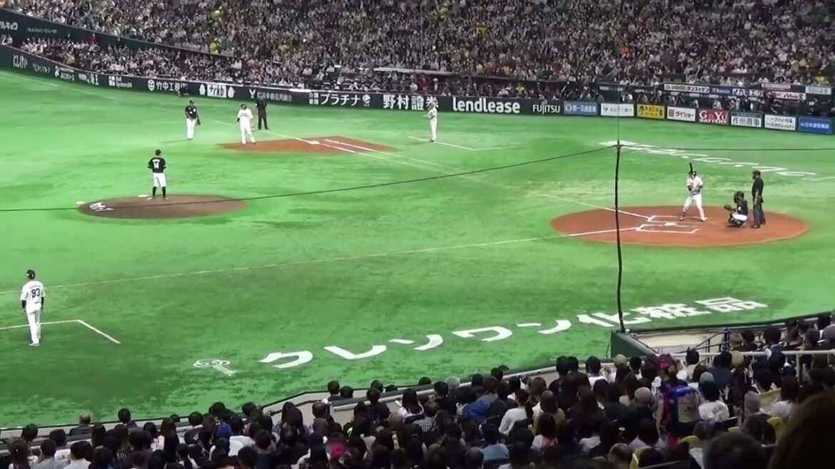 2023/3/31開幕ロッテ戦 栗原陵矢選手先制3ランホームラン