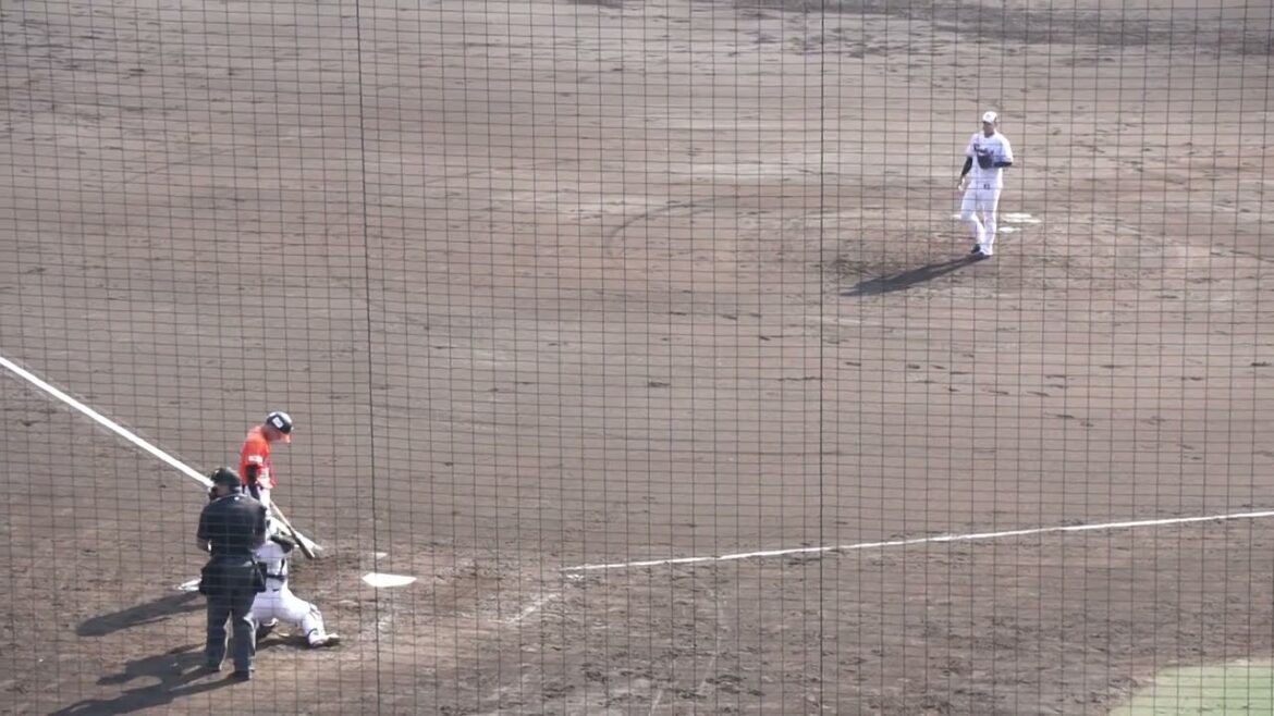 2022/11/12(土) 吉田大喜 サードゴロ 中継ぎ登板(3回表) vs 渡邉裕貴(愛媛マンダリンパイレーツ)