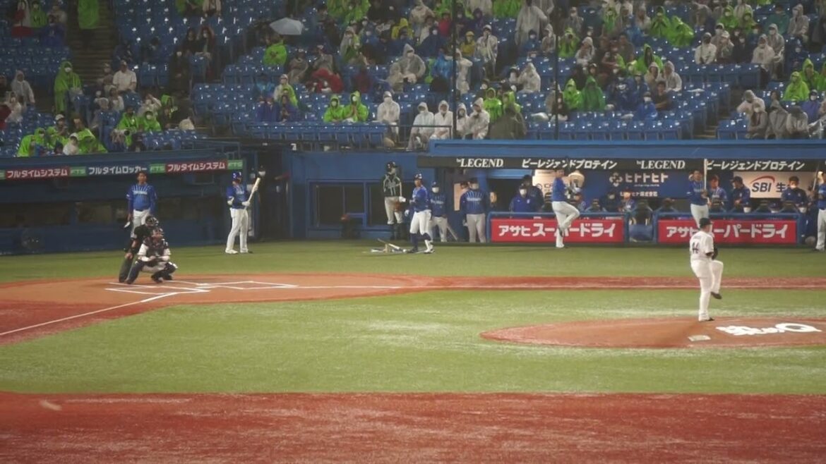 2022/9/23(金) 投球練習(1回表) 大西広樹(東京ヤクルトスワローズ)