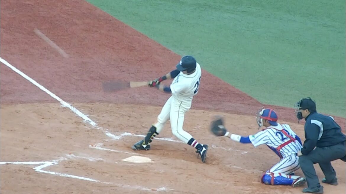 2019春 國學院大 外野手 鎌仲純平 右中間ソロ ホームラン!