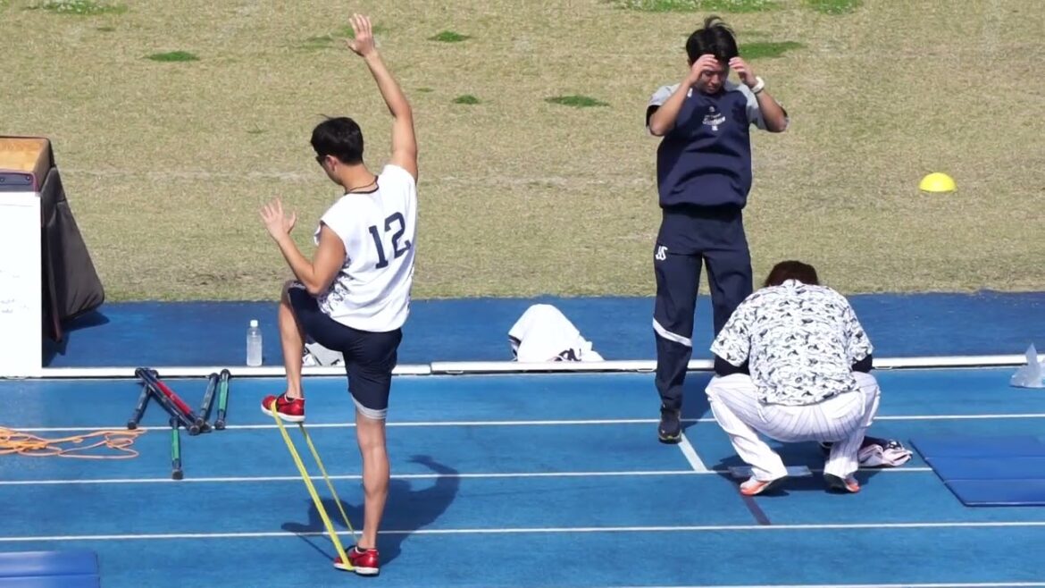 2023/2/19(日) ウェートトレーニング 石山泰稚(東京ヤクルトスワローズ)
