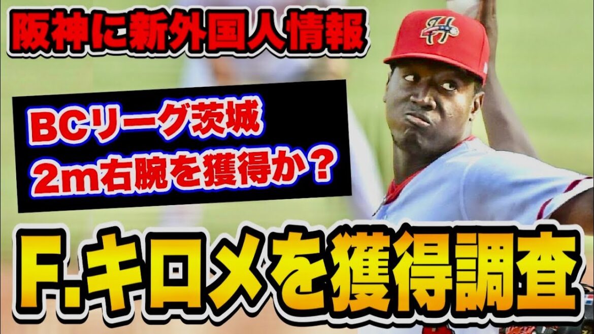 【投球映像あり】阪神新外国人 フランクリン・キロメを獲得調査!成績やピッチングを元にわかりやすくまとめてみた。【阪神タイガース】