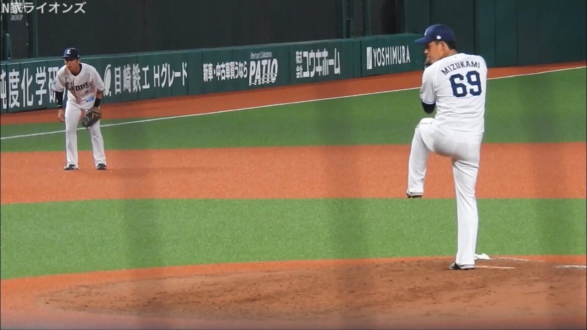 水上由伸 ピッチングフォームスロー再生あり 2023/06/23 ファーム西武対巨人【埼玉西武ライオンズ】【読売ジャイアンツ】【ベルーナドーム】