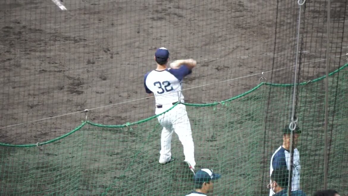 2023/2/12(日) キャッチボール 松本直樹(東京ヤクルトスワローズ)